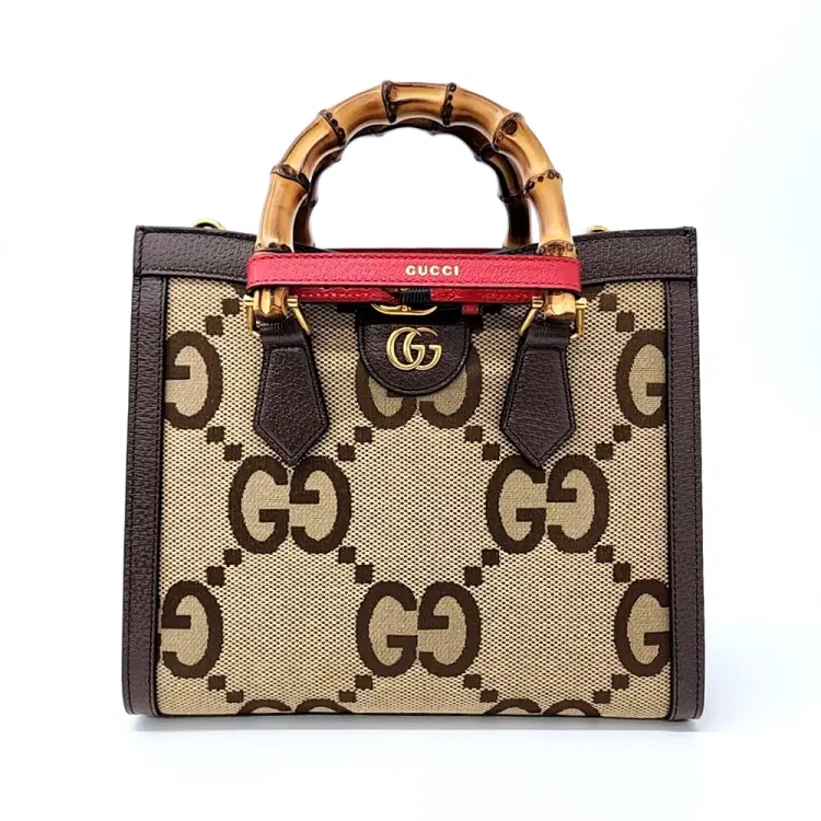 Gucci Diana Bamboo Tote Bag Small (660195)-Hover-Image