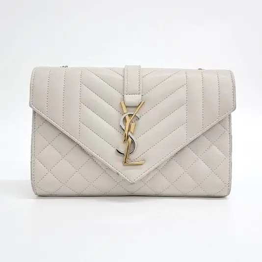Saint Laurent Monogram Chain Shoulder Bag (600195)-Hover-Image
