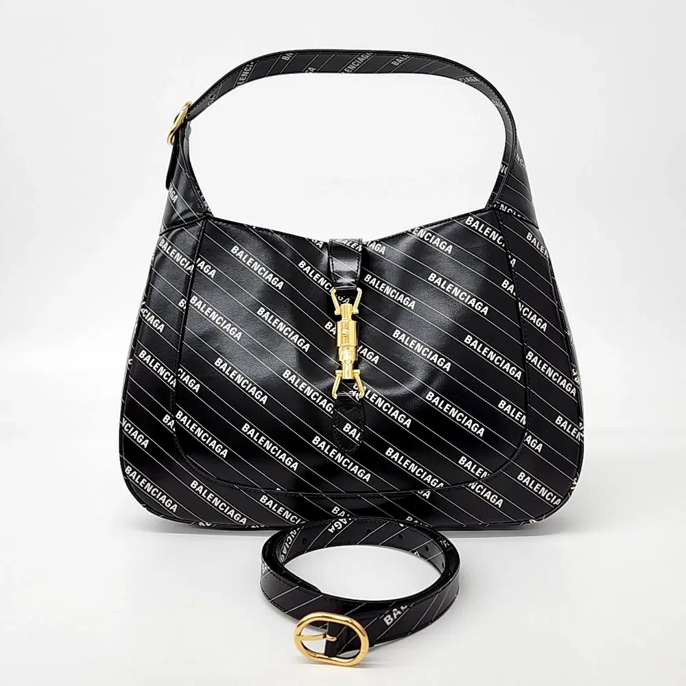 Gucci x Balenciaga Hacker Project 1961 Jackie Medium Hobo Bag (636712)