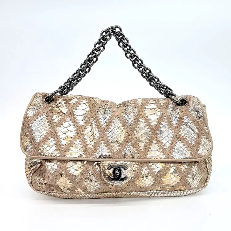 Chanel Python Shoulder Bag-Hover-Image