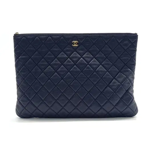 Chanel Caviar Clutch Large