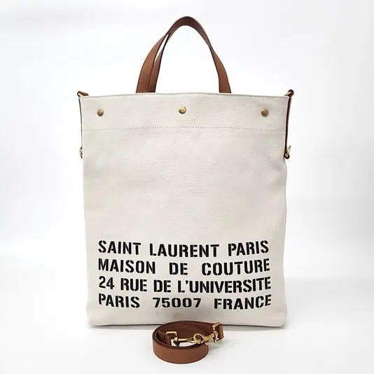Saint Laurent Université North South Foldable Tote Shoulder Bag (710264)-Hover-Image