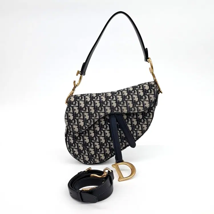 Christian Dior Oblique Saddle Bag & Strap M0455CTZQ-Hover-Image