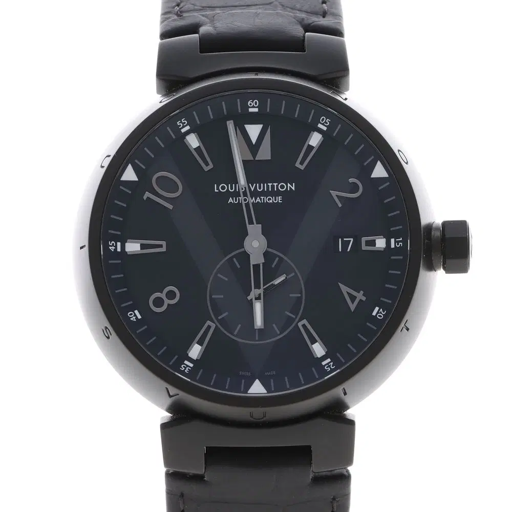 Louis Vuitton Tambour Steel Watch (Q1D22)