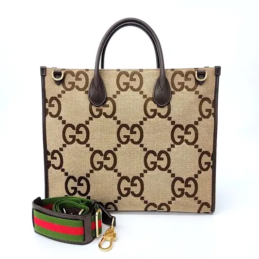 Gucci Jumbo GG Tote & Shoulder Bag (678839)-Hover-Image