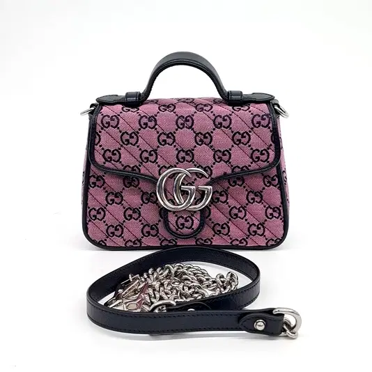 Gucci GG Marmont Mini Top Handle Bag (583571)