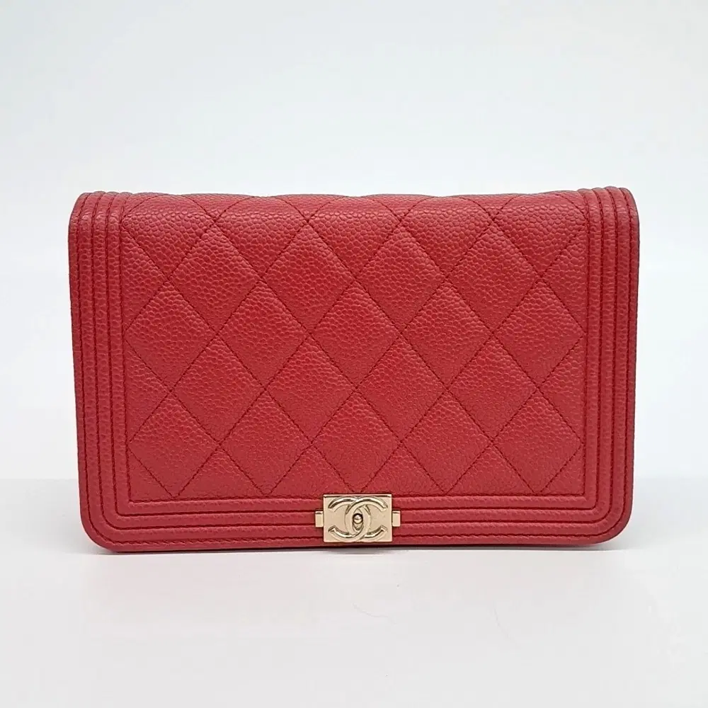 Chanel Caviar WOC Boy Mini Crossbody Bag