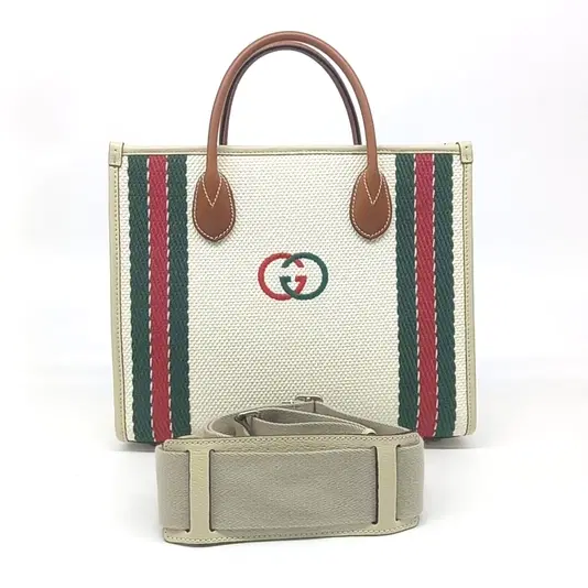 Gucci Interlocking GG Canvas Tote & Shoulder Bag (701737)