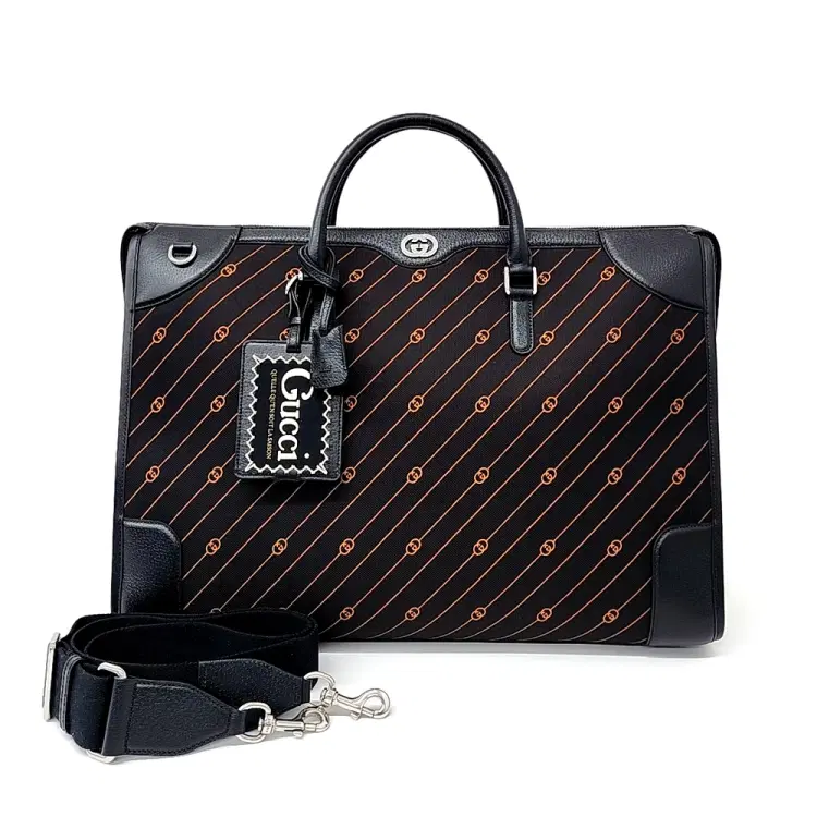 Gucci Interlocking GG Jacquard Duffle Bag (756781)-Hover-Image