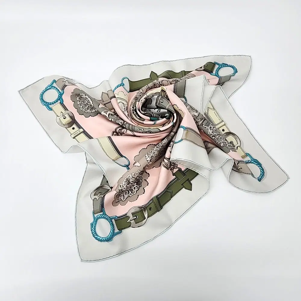Hermes silk scarf
