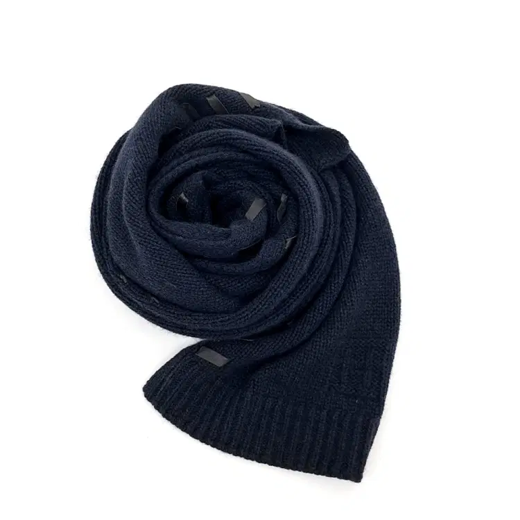 Hermes leather trimmed muffler-Hover-Image