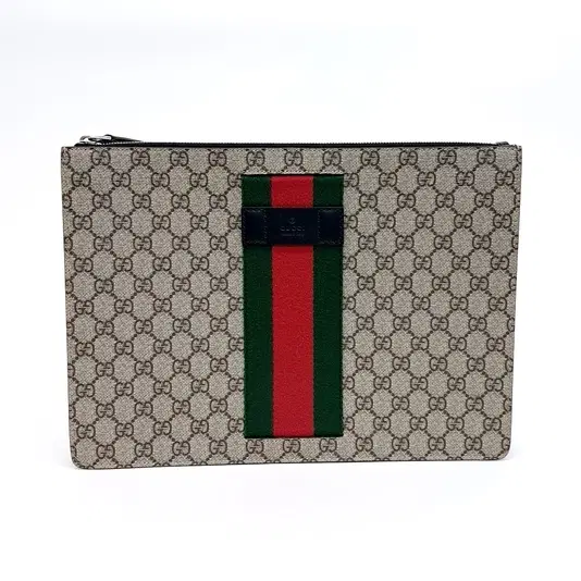 Gucci GG Supreme Clutch Bag (433665)-Hover-Image