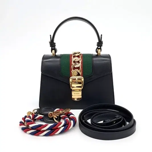 Gucci Sylvie Mini Tote & Crossbody Bag (470270)-Hover-Image
