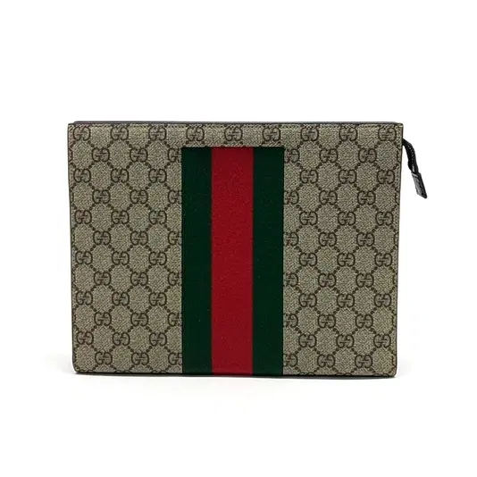 Gucci GG Supreme Web Pouch (475316)
