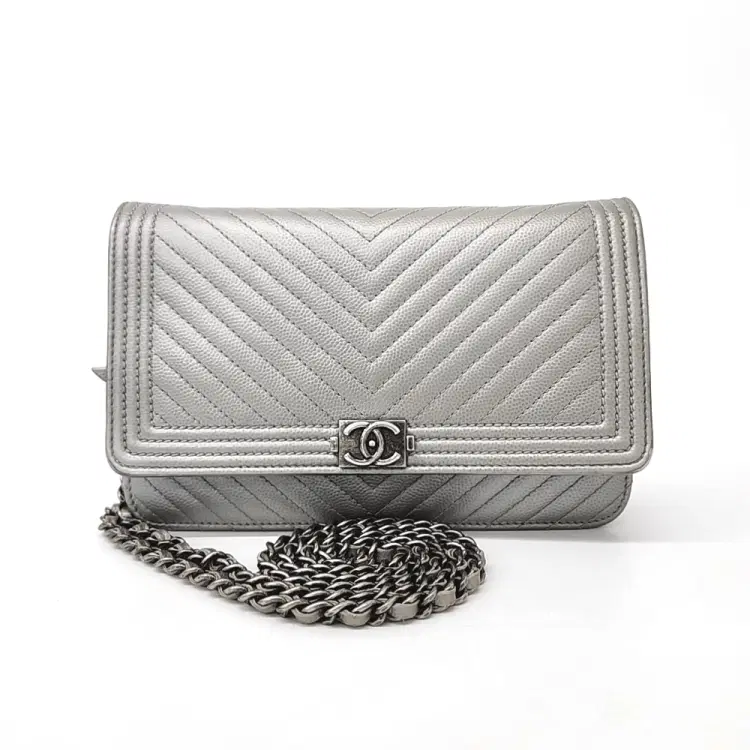 Chanel Caviar Chevron WOC Mini Crossbody Bag A80287-Hover-Image
