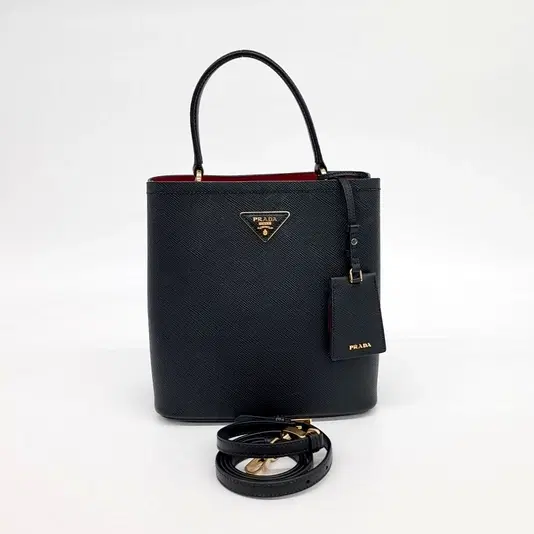 Prada Saffiano Double Tote & Shoulder Bag (1BA212)