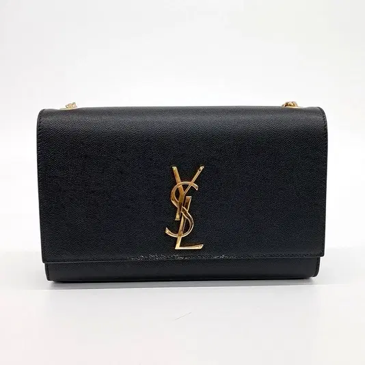 Saint Laurent Monogram Chain Shoulder Bag (364021)-Hover-Image