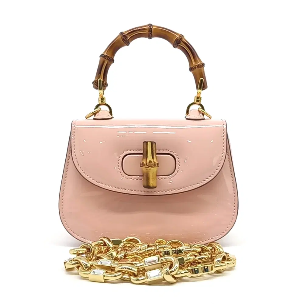 Gucci Patent 1947 Mini Top Handle Bag (724641)