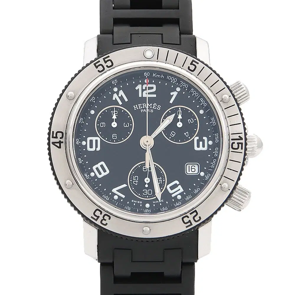 Hermès Clipper Chrono Steel Watch (Cl2.915)