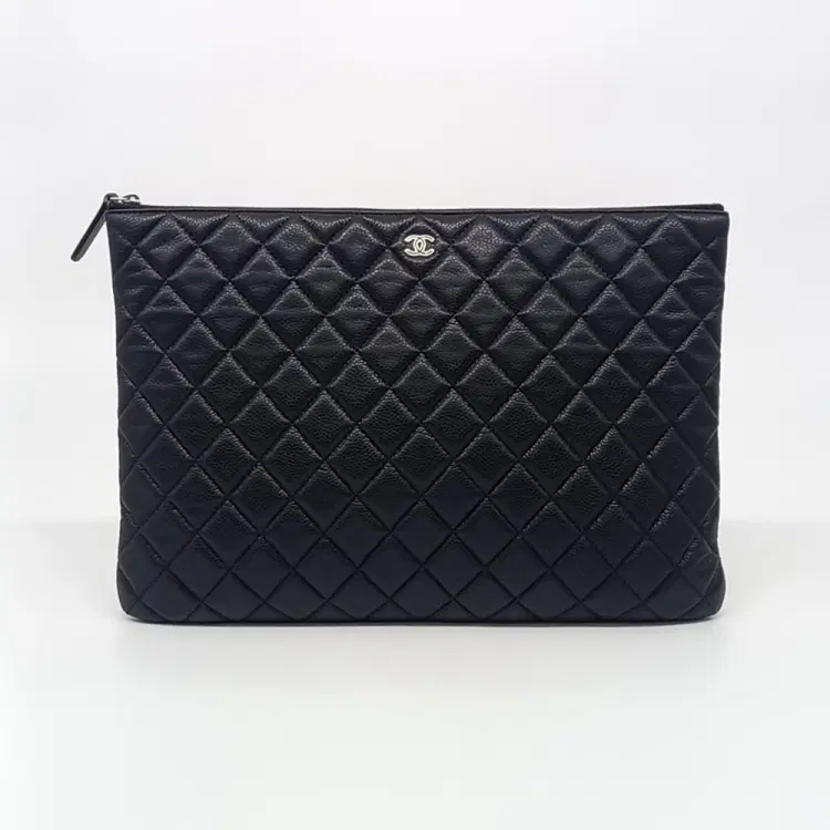Chanel Caviar Clutch Large-Hover-Image