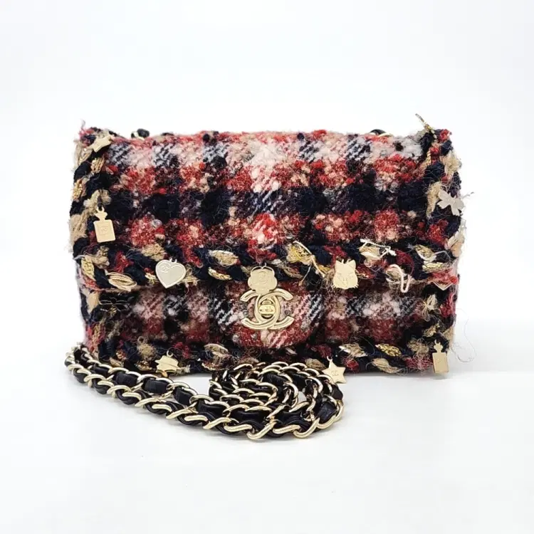 Chanel Tweed New Mini Crossbody Bag-Hover-Image