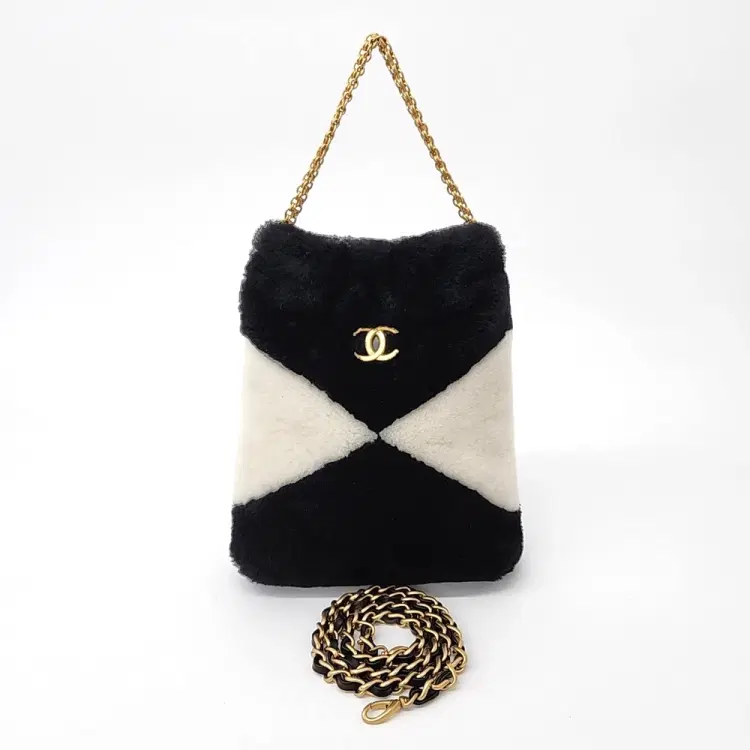 Chanel shearling tote and shoulder bag-Hover-Image