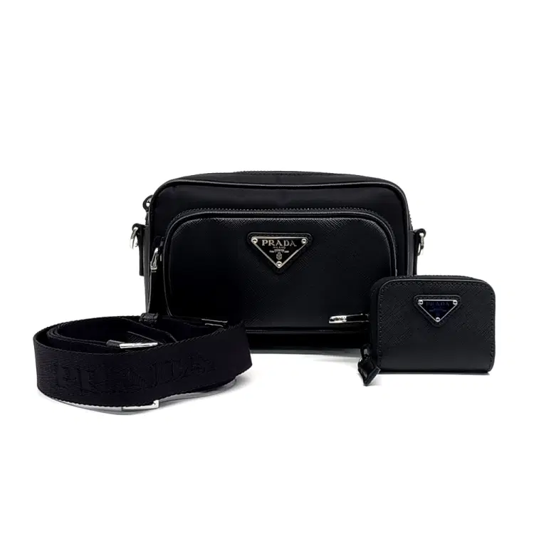 Prada Re-Nylon Saffiano Crossbody Bag-Hover-Image