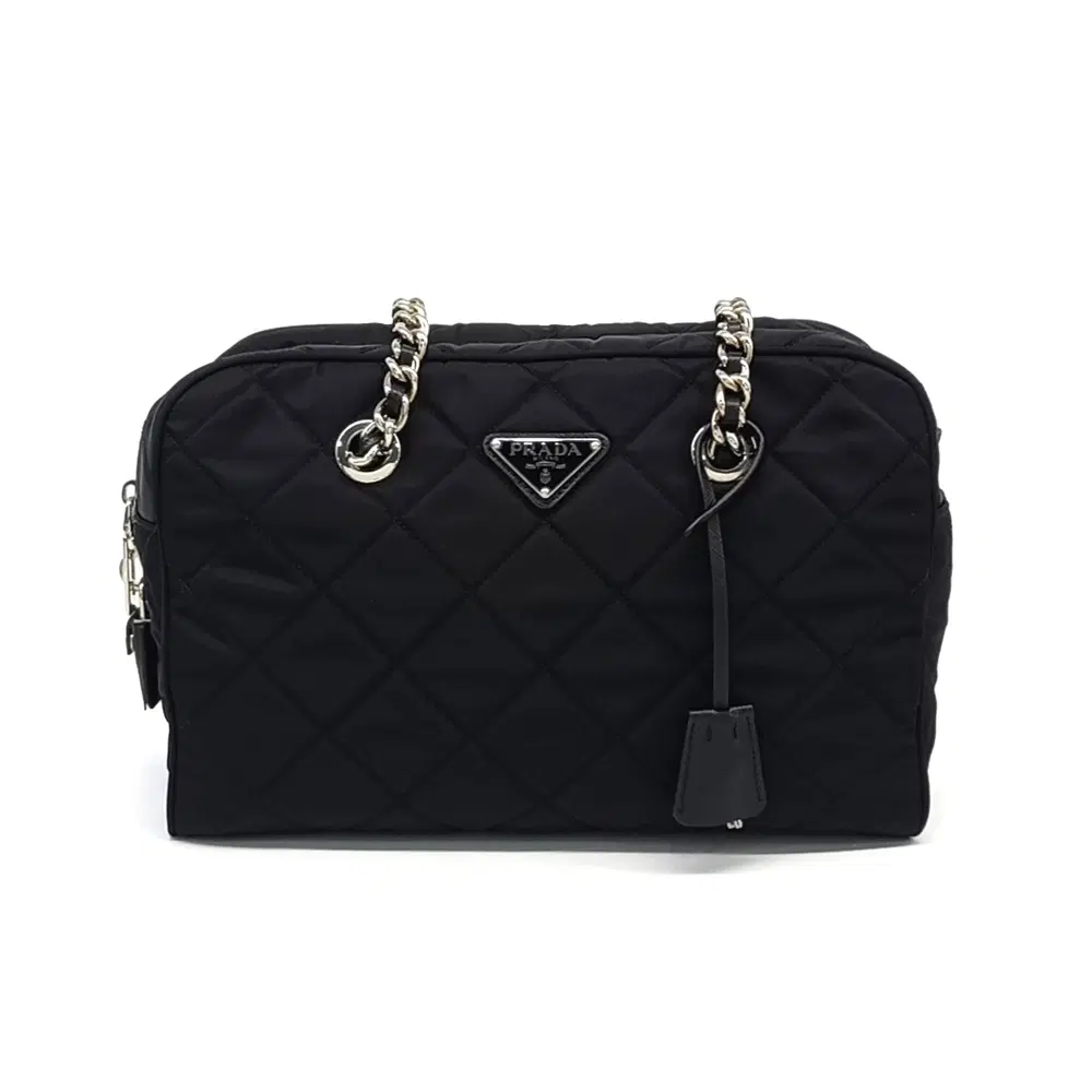 Prada Fabric Shoulder Bag (1BB903)