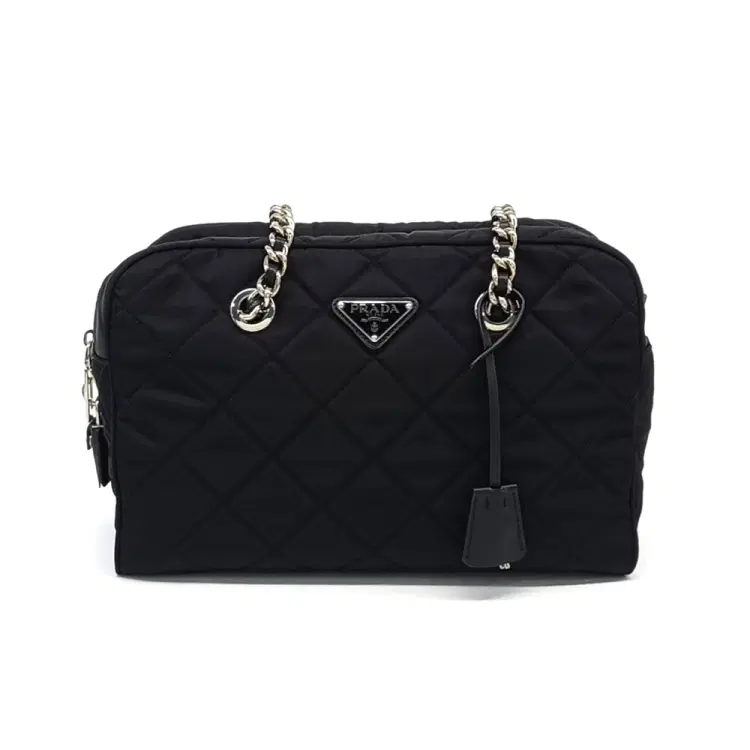 Prada Fabric Shoulder Bag (1BB903)-Hover-Image