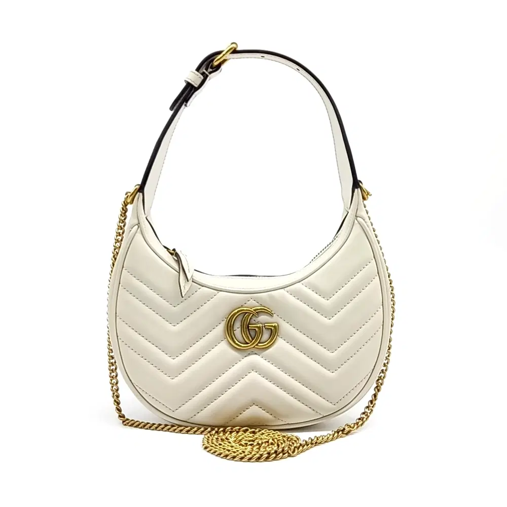 Gucci Marmont Half Moon Shoulder Bag (699514)