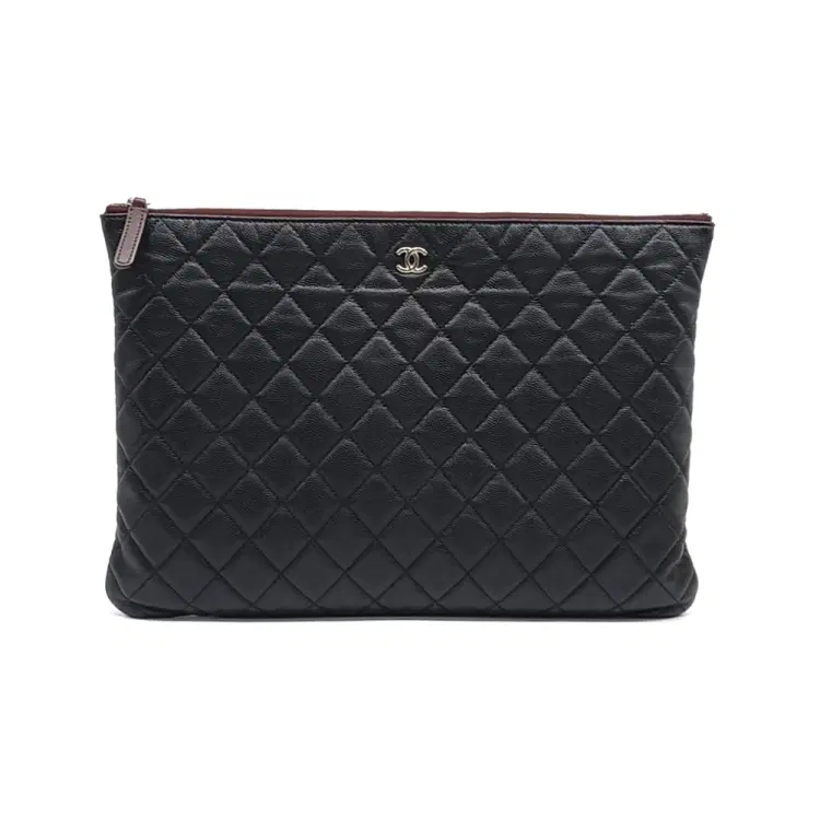Chanel Caviar Clutch Large-Hover-Image