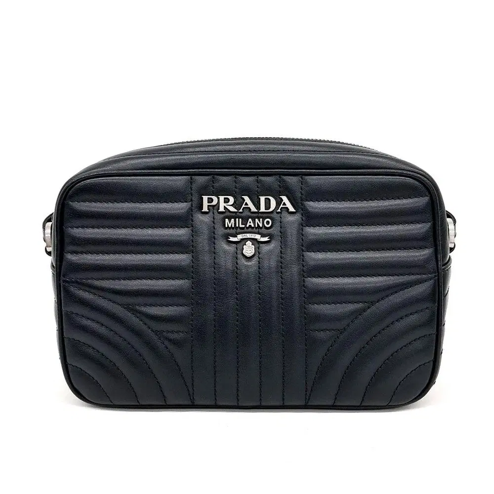 Prada Softcalf Diagram Crossbody Bag
