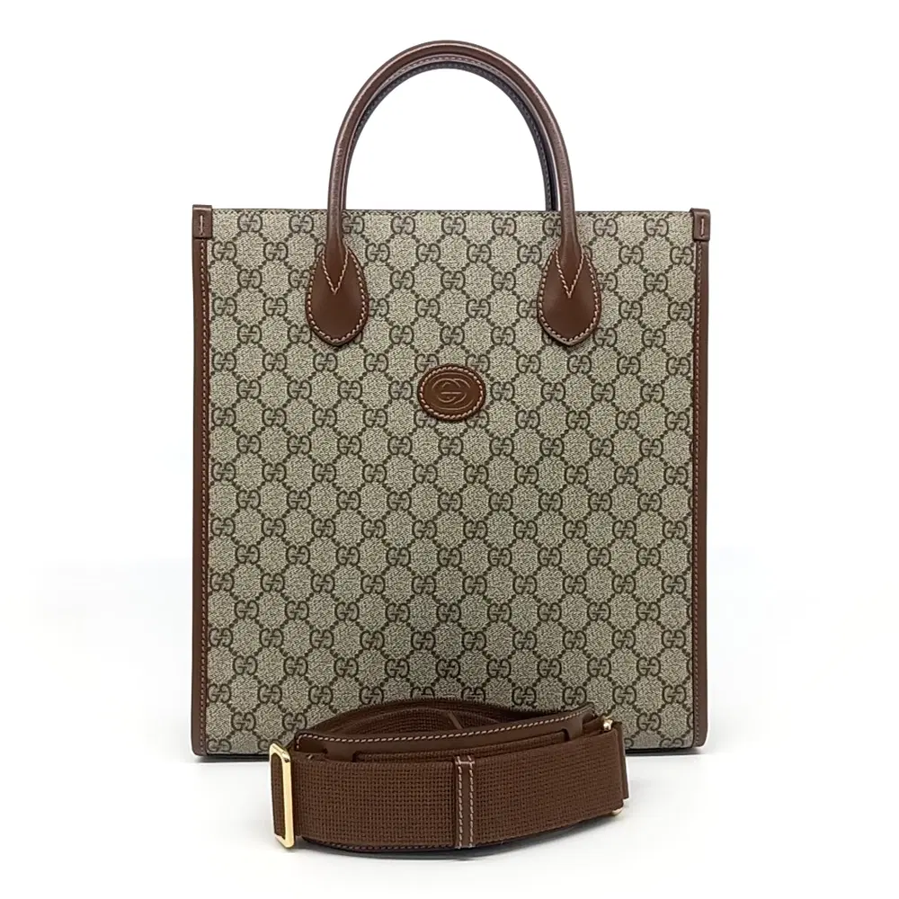 Gucci Interlocking G Tote and Shoulder Bag (723308) - Luxepolis India