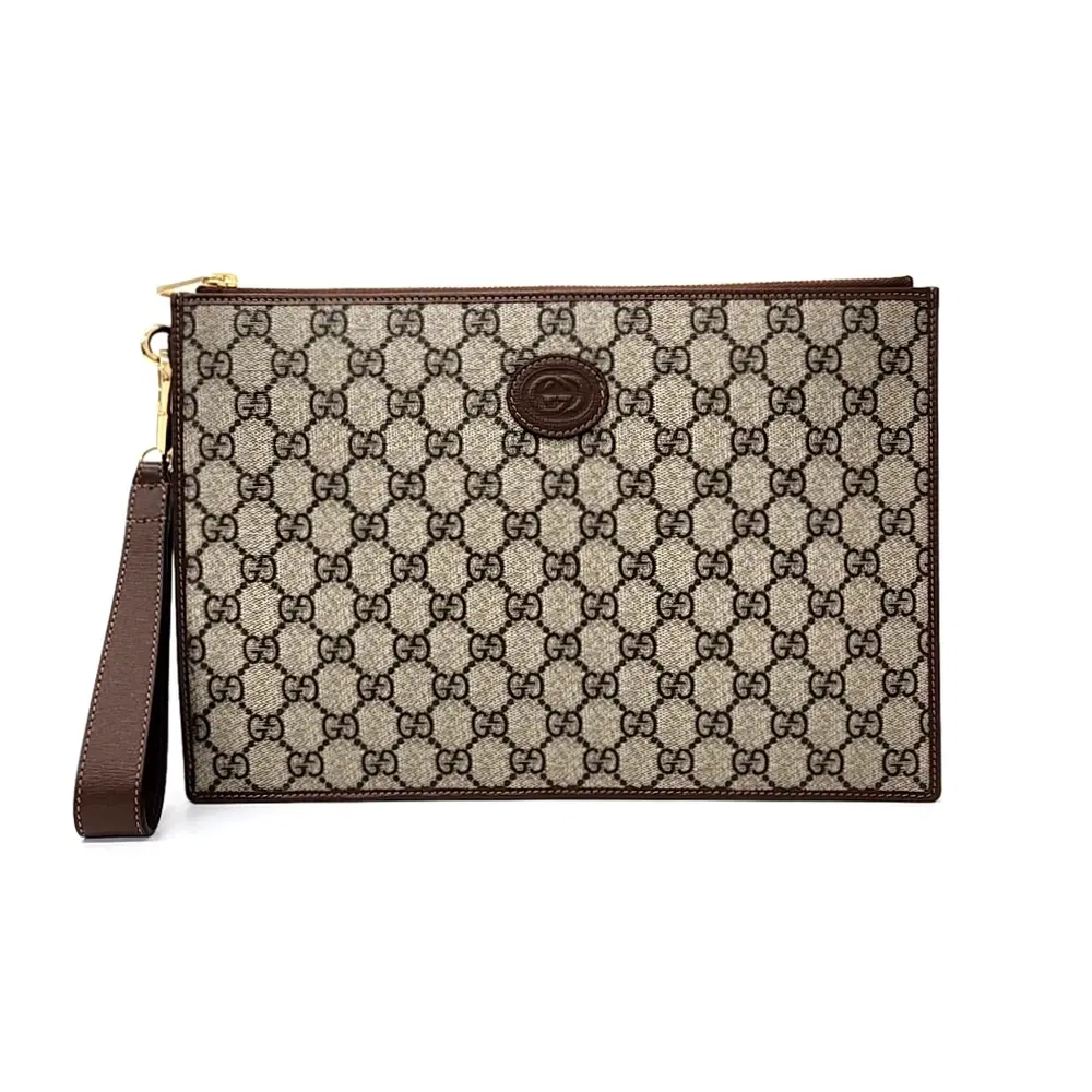 Gucci Interlocking Clutch (672953)