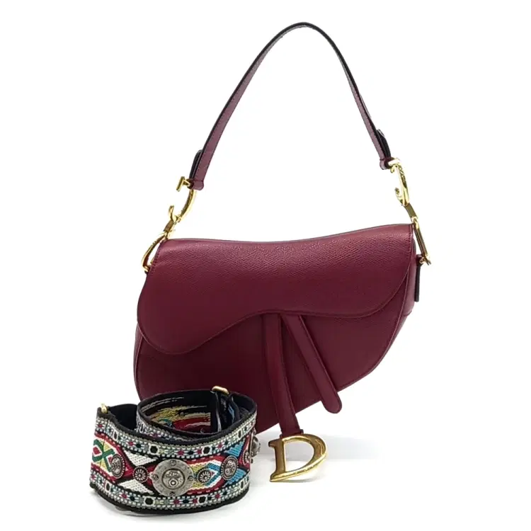 Dior Saddle Bag & Strap-Hover-Image