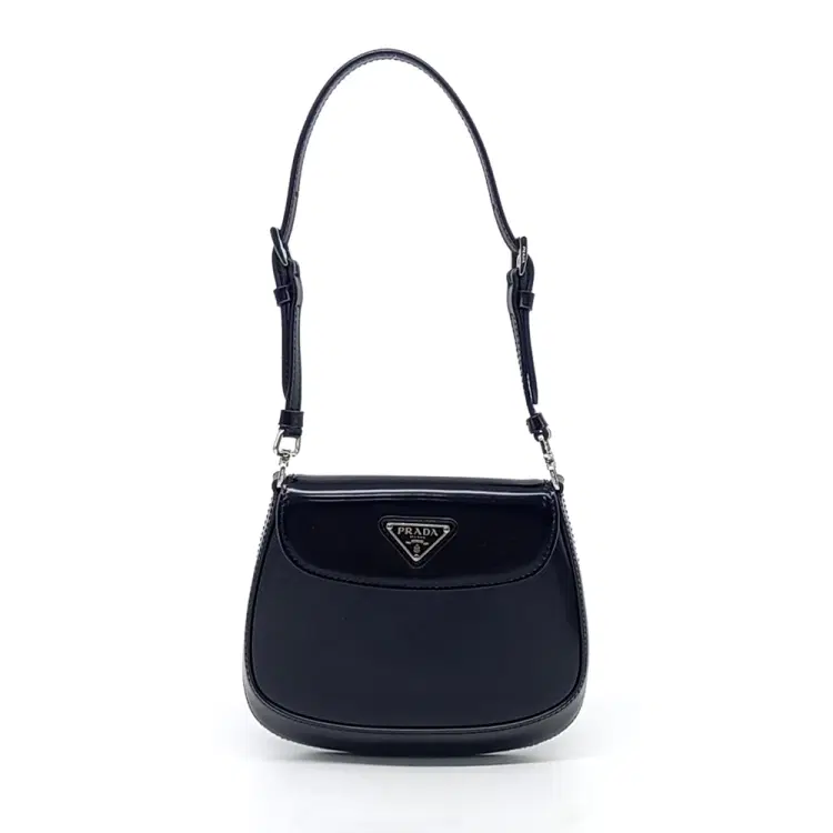 Prada Cleo Brushed Mini Shoulder Bag (1BH188)-Hover-Image
