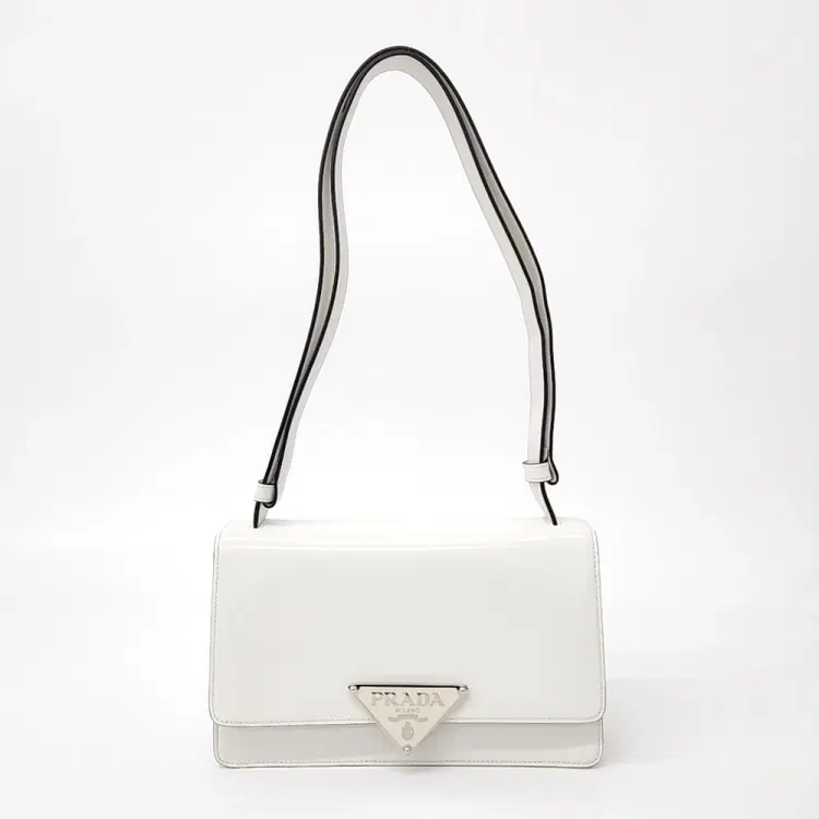 Prada Brushed Shoulder Bag (1BD321)-Hover-Image