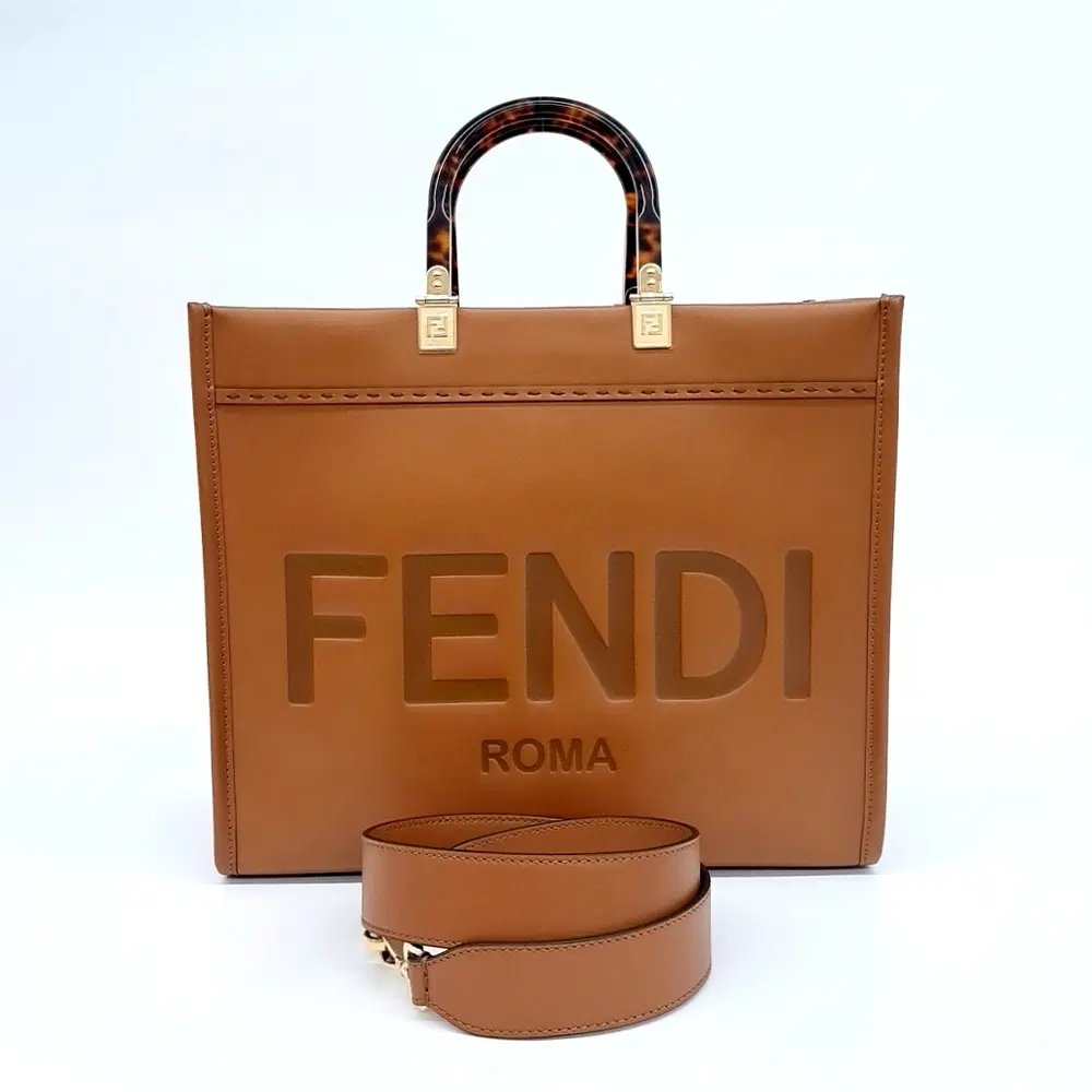 Fendi Sunshine Tote and Shoulder Bag (8BH386)