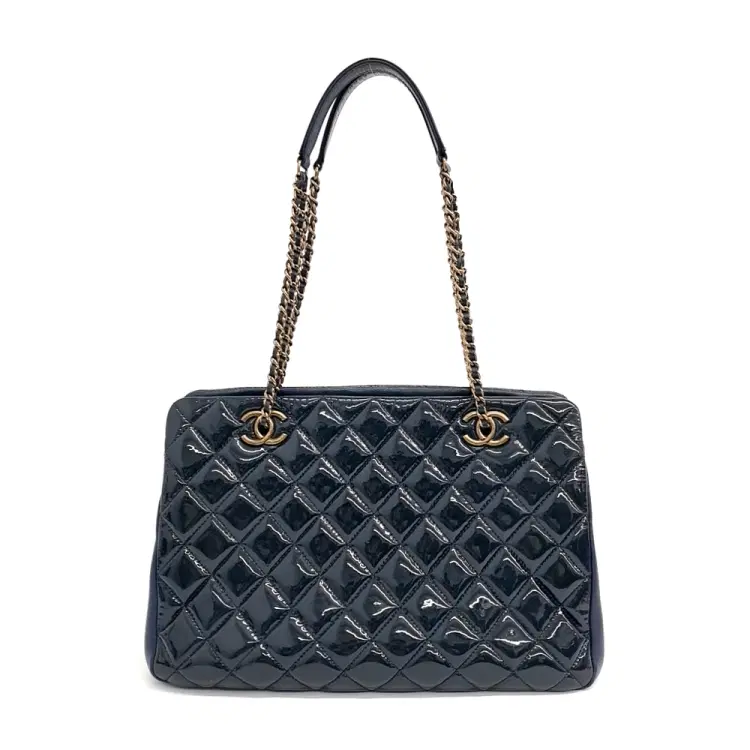 Chanel Patent Chain Shoulder Bag-Hover-Image