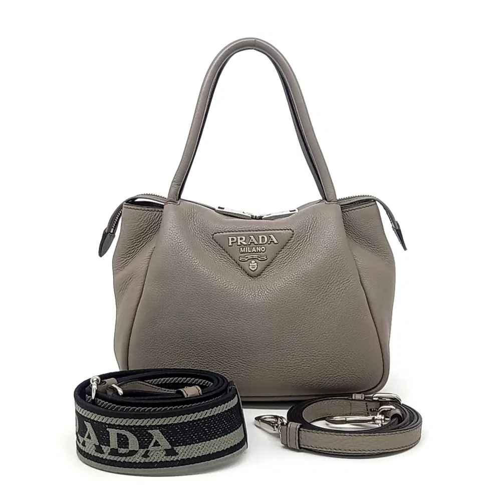 Prada Dino Tote and Shoulder Bag