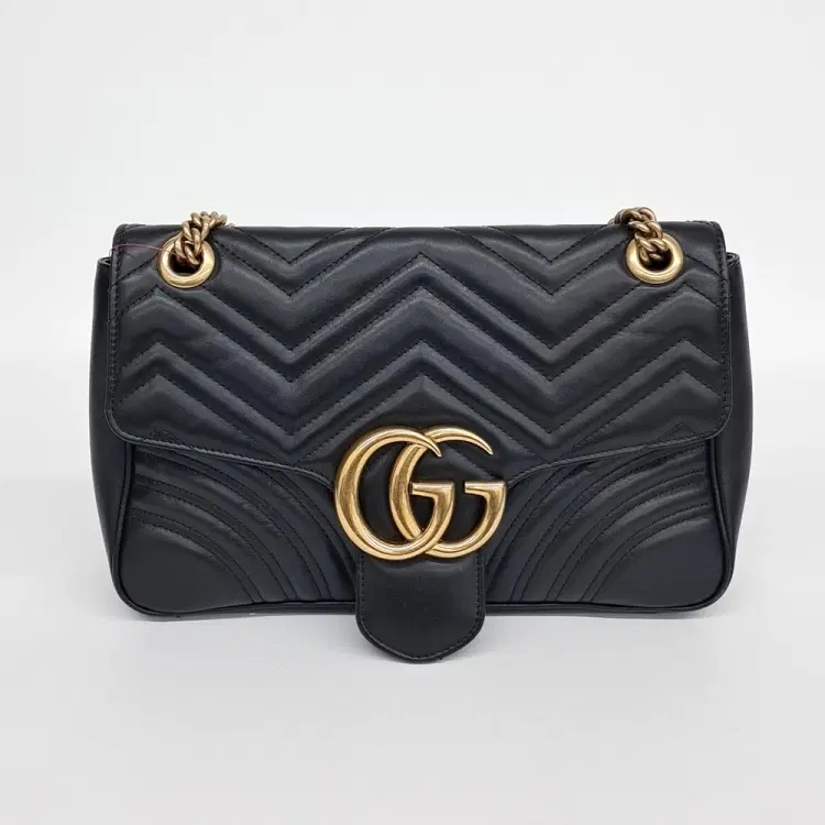 Gucci Marmont Matrasse Shoulder Bag (443496)-Hover-Image