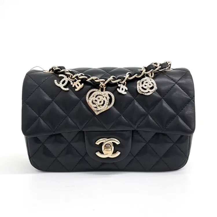 Chanel Lambskin New Mini Charm Bag-Hover-Image