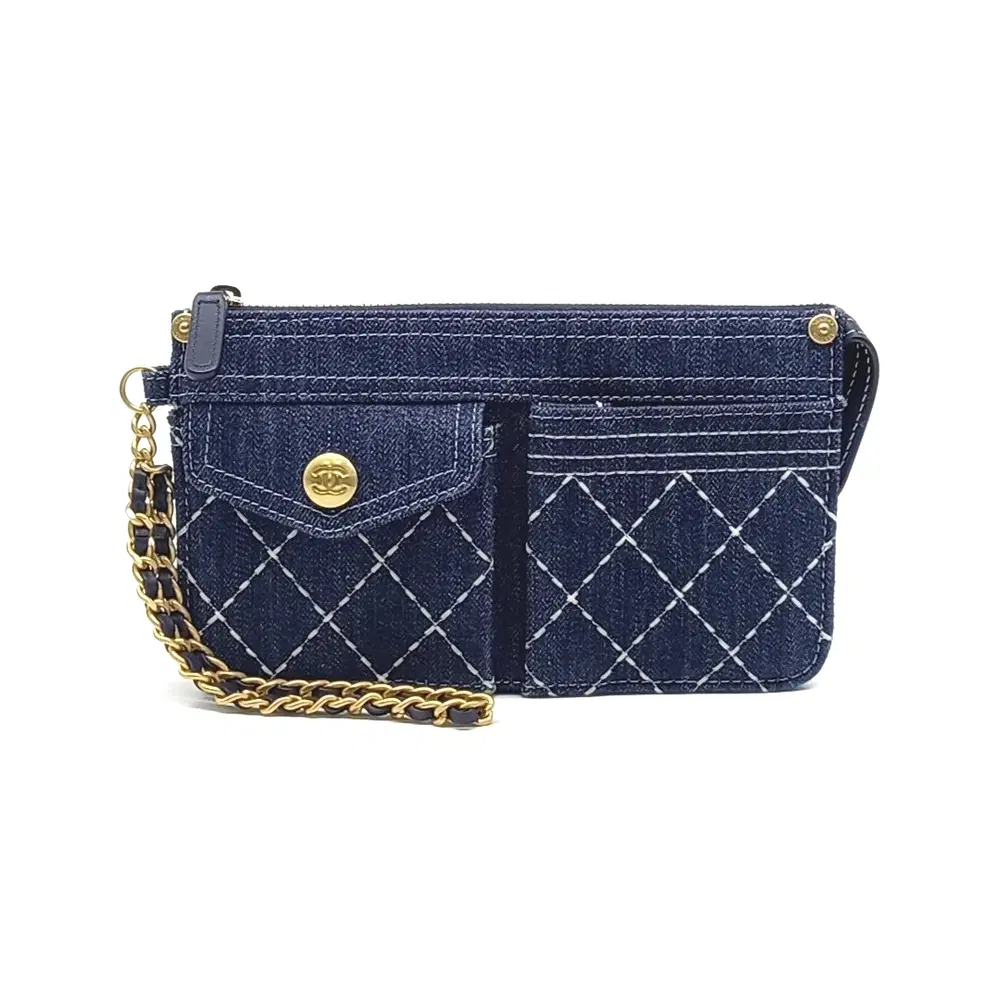 Chanel Denim Clutch