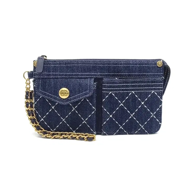 Chanel Denim Clutch-Hover-Image