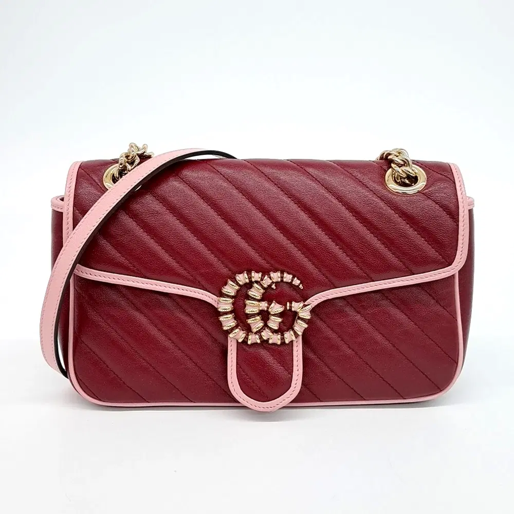 Gucci Marmont Matrasse Shoulder Bag (443497)