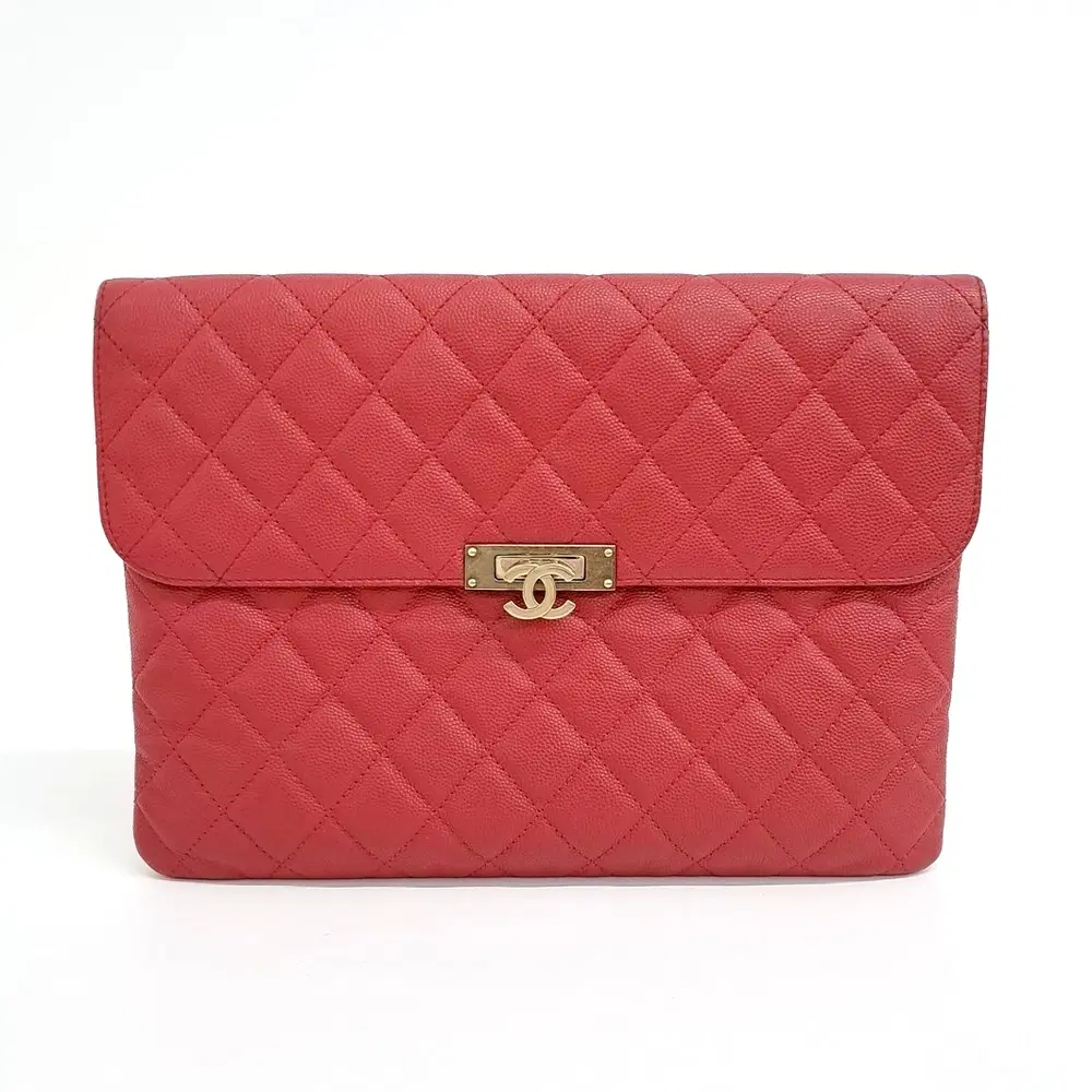 Chanel Caviar Flap Clutch New Medium