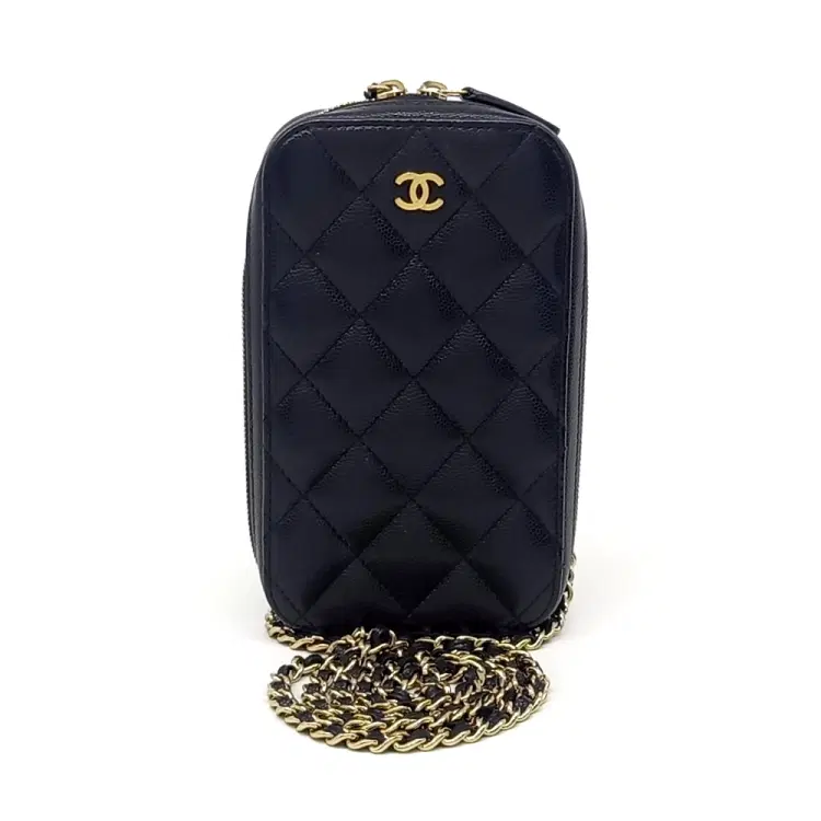 Chanel Caviar Chain Phone Holder Cross Bag-Hover-Image