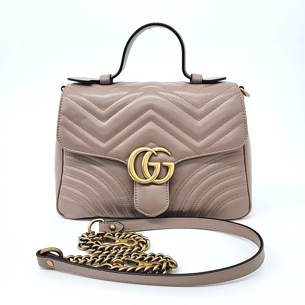 Gucci Matelasse Mamont Top Handle Bag (498110)