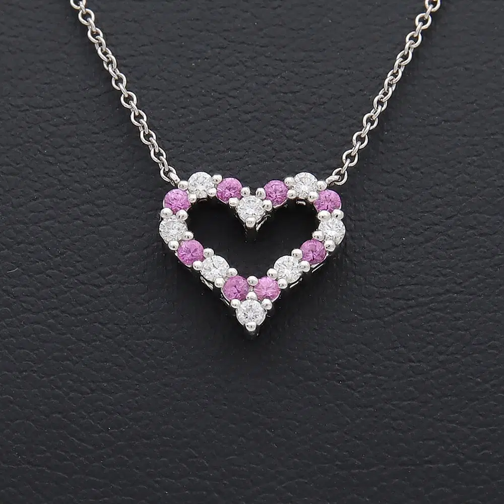 Tiffany & Co. Diamond Heart Necklace