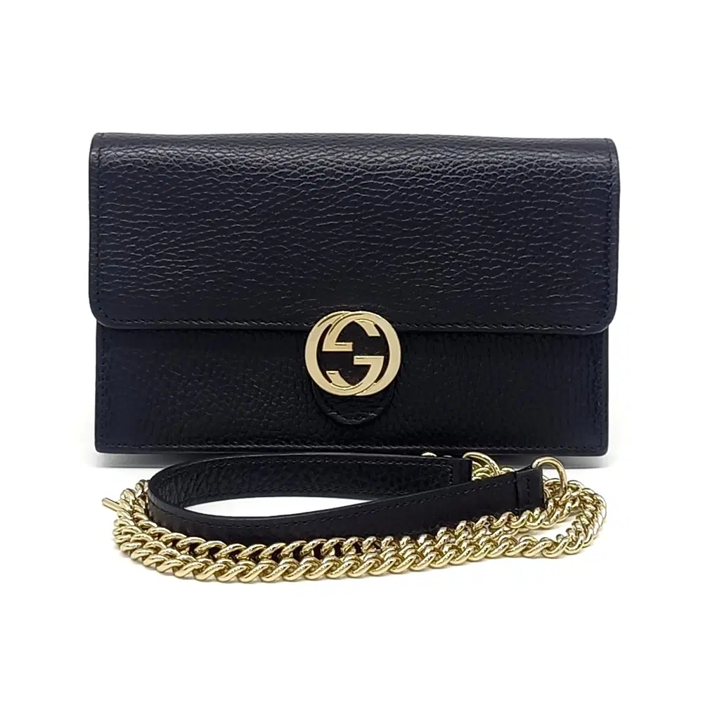 Gucci Interlocking Chain Crossbody Bag (615523)